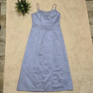TM Sport by That's Me Made in USA Vintage Blue Long Sleeveless Dress, Size 6